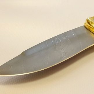 Нож дамасский "Золотой тигр"