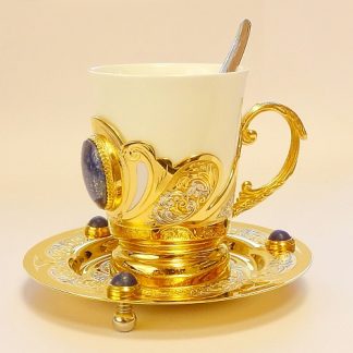 Кофейный набор "Золотой лазурит"