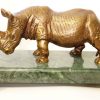 статуэтка из бронзы носоро